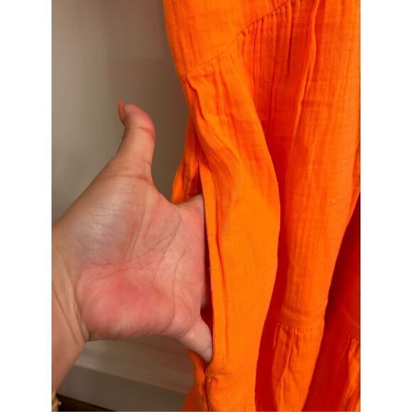 NWT Gap 100% cotton muslin dress small tall - Picture 4 of 7